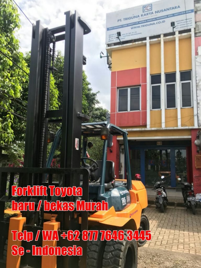 Forklift Toyota 7 Ton 5FD70 Mast V 5 Meter