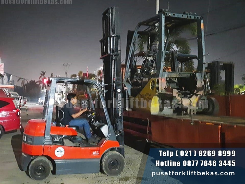 Toyota Forklift Battery 7FB25 samping