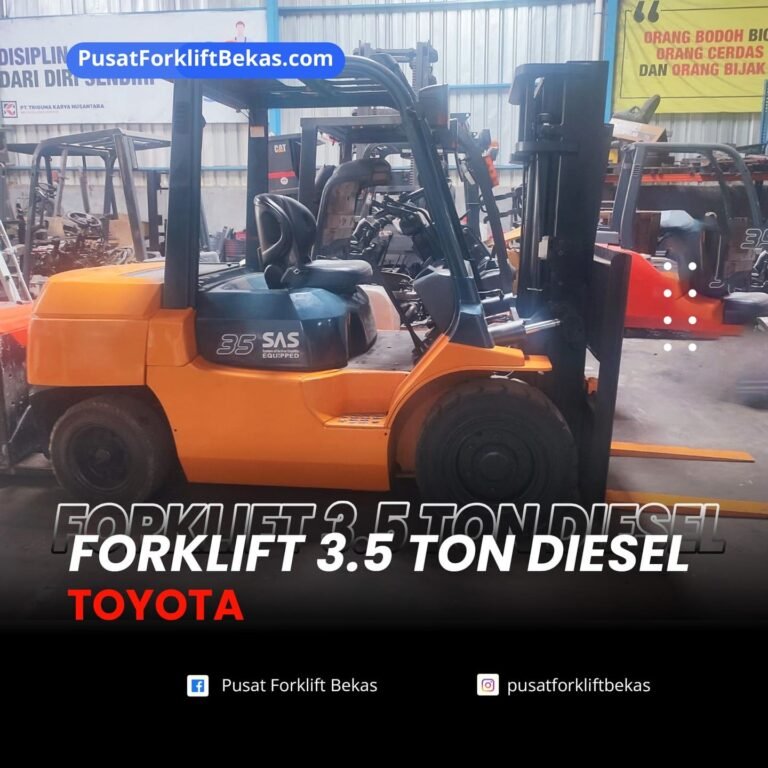 Forklift 3.5 ton Diesel Toyota 7FD35 2013