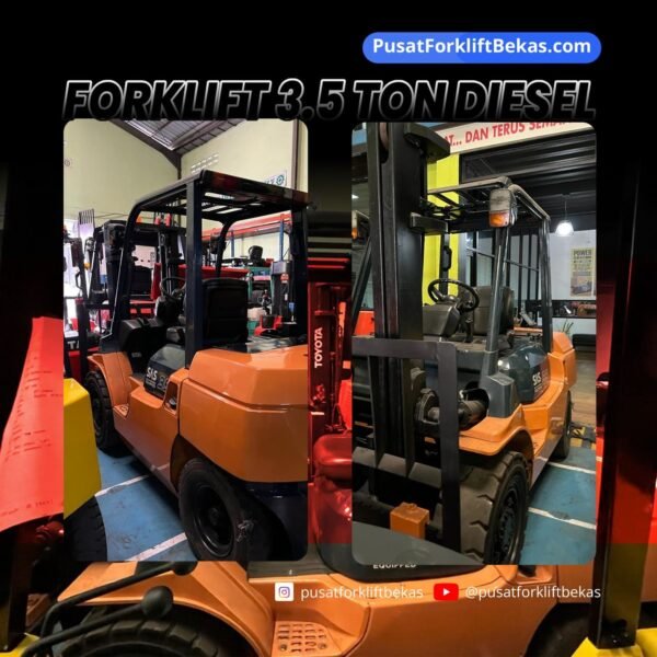 Forklift 3.5 ton Diesel Toyota 7FD35 2013 - Gambar 3