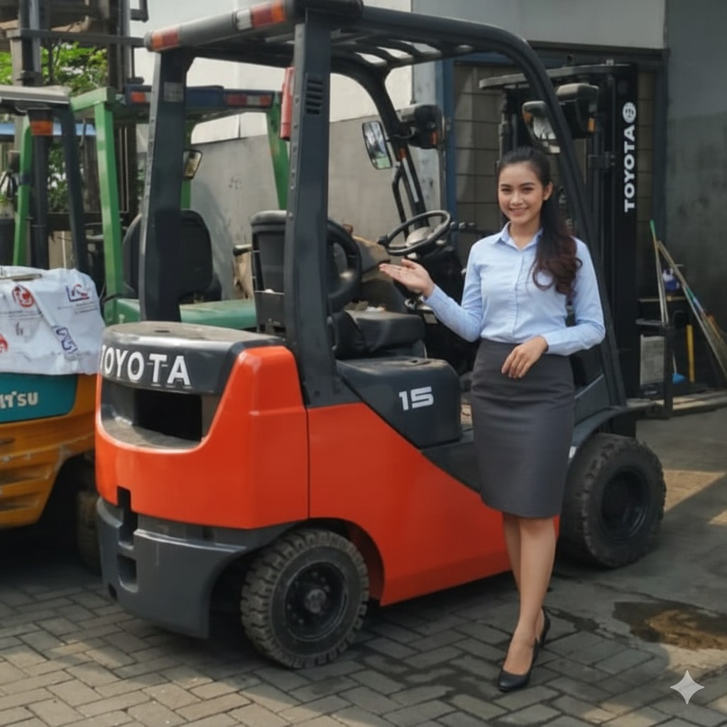Forklift Toyota 1.5 Ton Bekas