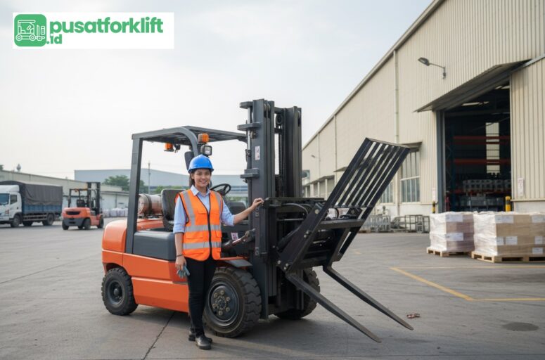 Forklift Hinged Fork Attachment