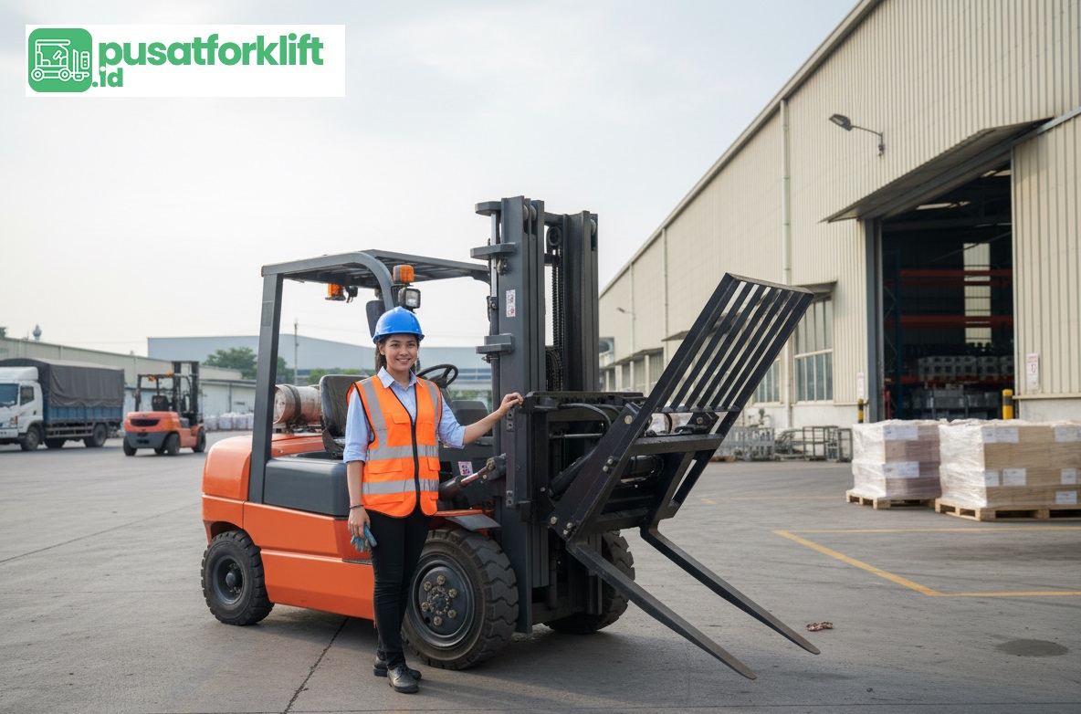 Forklift Hinged Fork Attachment